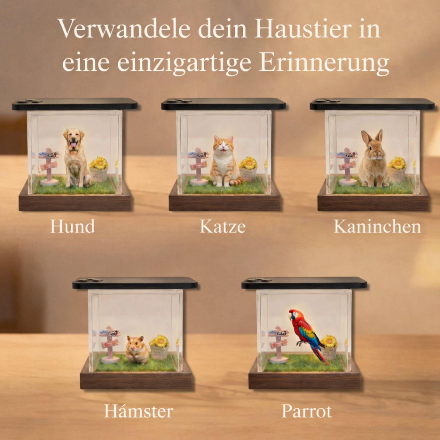 Personalisierte Hologramm-Erinnerung